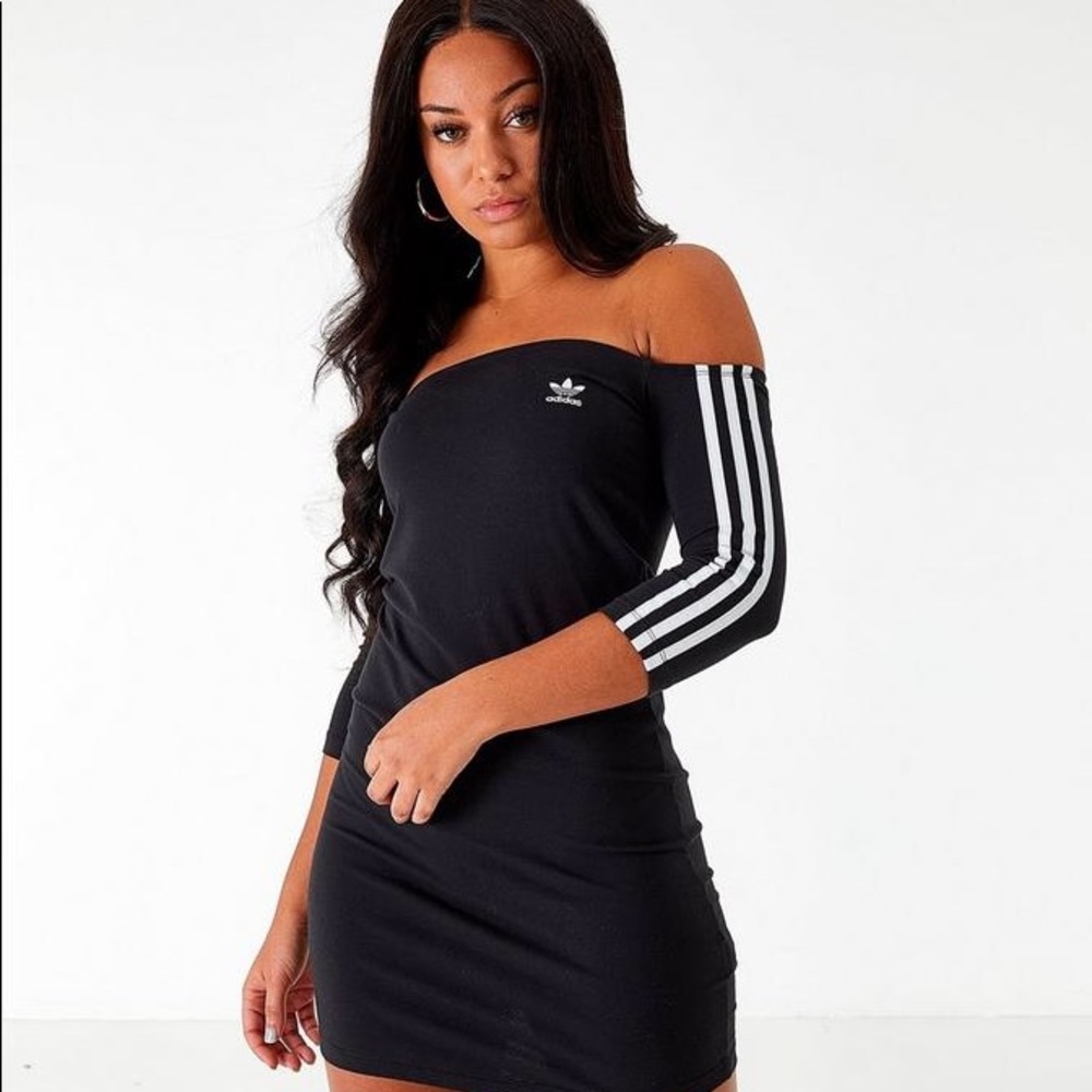 Brand New Adidas Off Shoulder Dress
